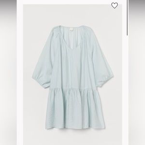 H&M powder blue airy dress size XS. Barely worn!!